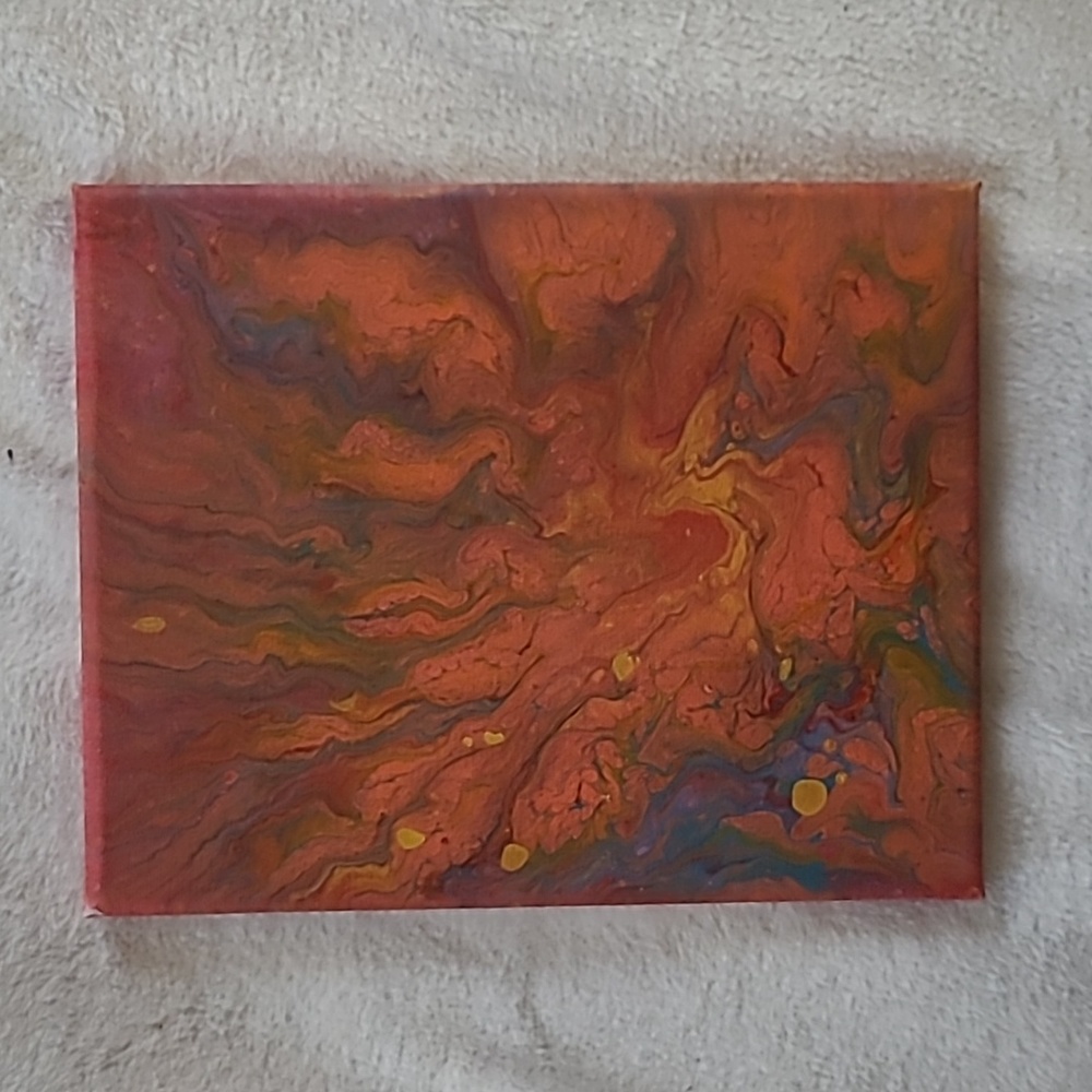 Acrylic pour art!